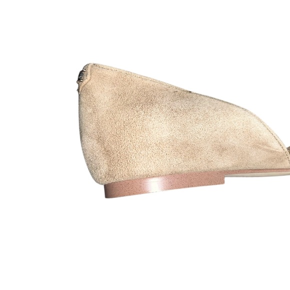 Sam Edelman Suede Nude Pointy Toe Flats Size 6.5 - Picture 11 of 11